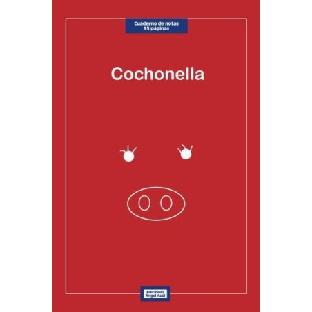 Carnet de notes Cochonella Rouge - Éditions de l'Ange Bleu