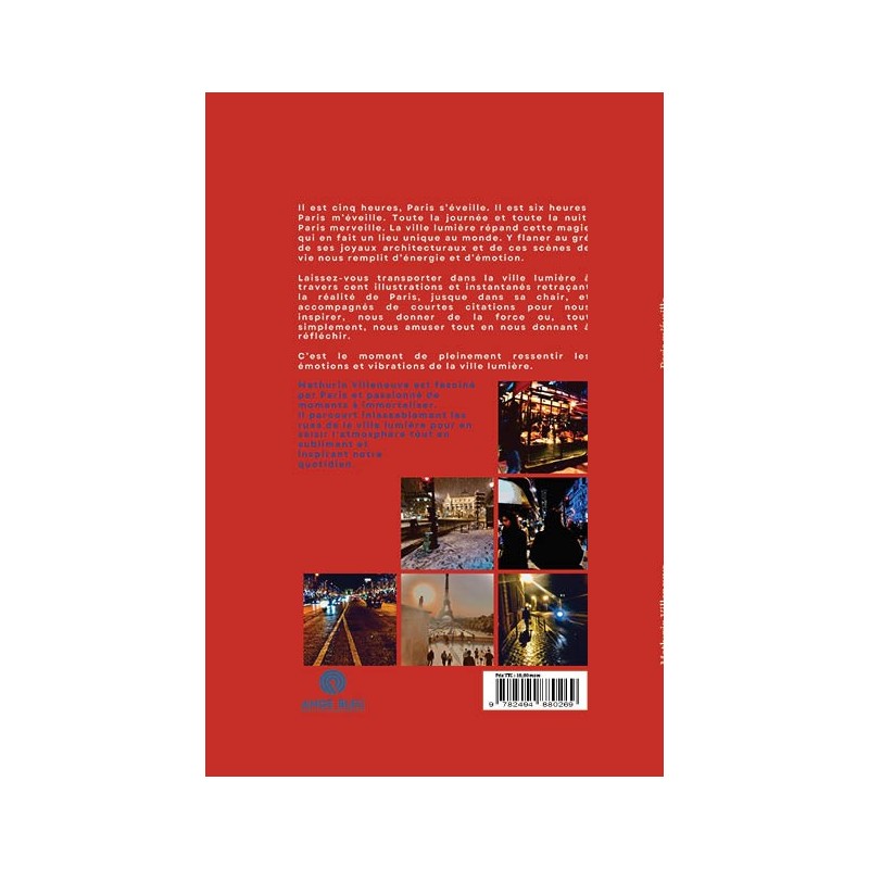 Paris m'éveille - Livre broché - Éditions de l'Ange Bleu