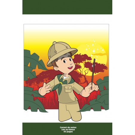 Carnet de notes Léo au Kenya - Éditions de l'Ange Bleu