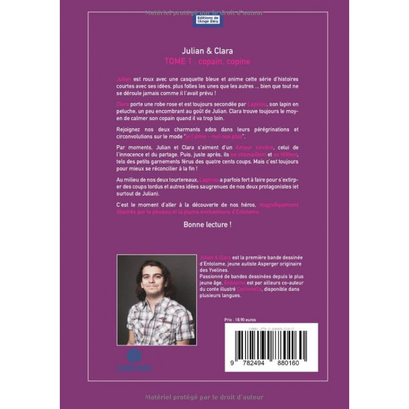 Julian & Clara - BD tome 1, copain, copine